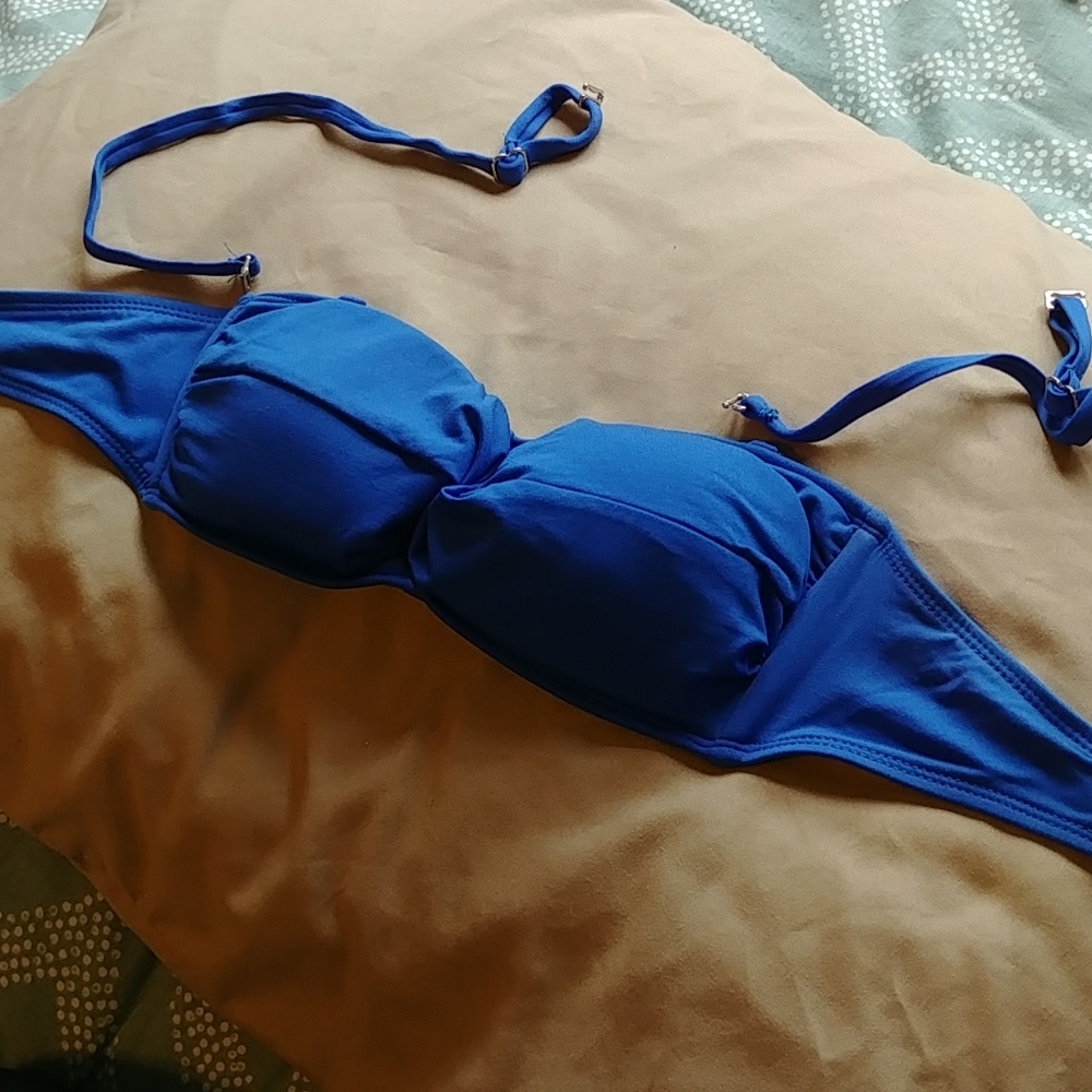 Blue bikini